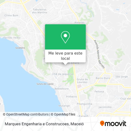 Marques Engenharia e Construcoes mapa