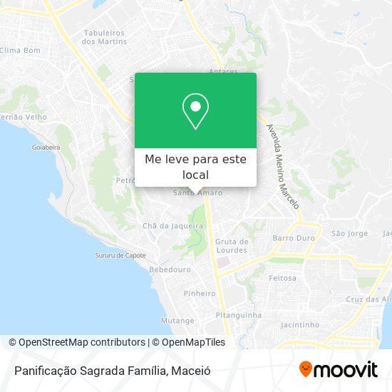 Panificação Sagrada Família mapa