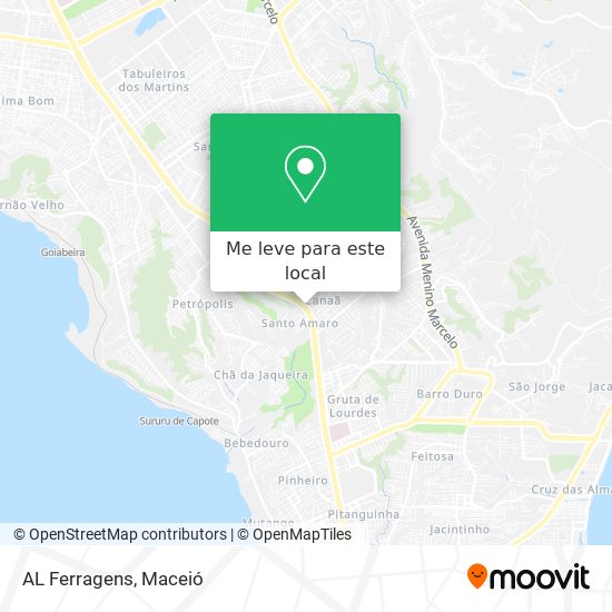 AL Ferragens mapa