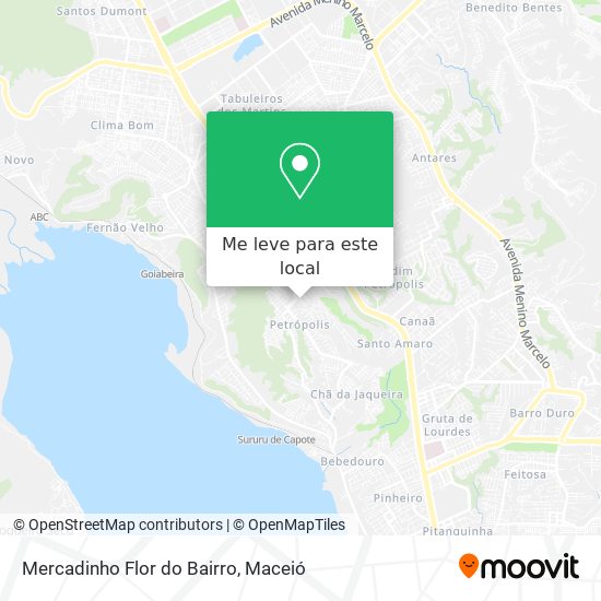 Mercadinho Flor do Bairro mapa