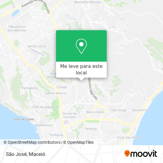São José mapa