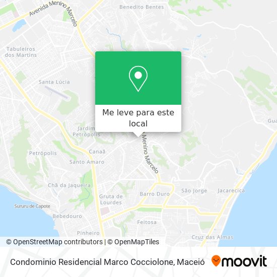 Condominio Residencial Marco Cocciolone mapa