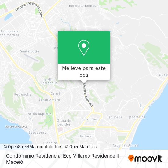Condominio Residencial Eco Villares Residence II mapa
