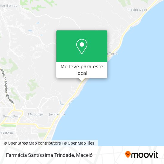 Farmácia Santíssima Trindade mapa