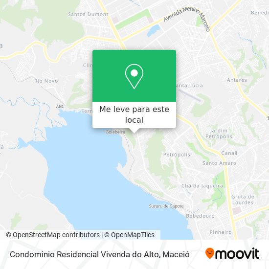 Condominio Residencial Vivenda do Alto mapa