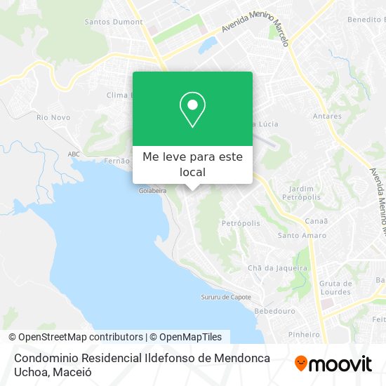 Condominio Residencial Ildefonso de Mendonca Uchoa mapa