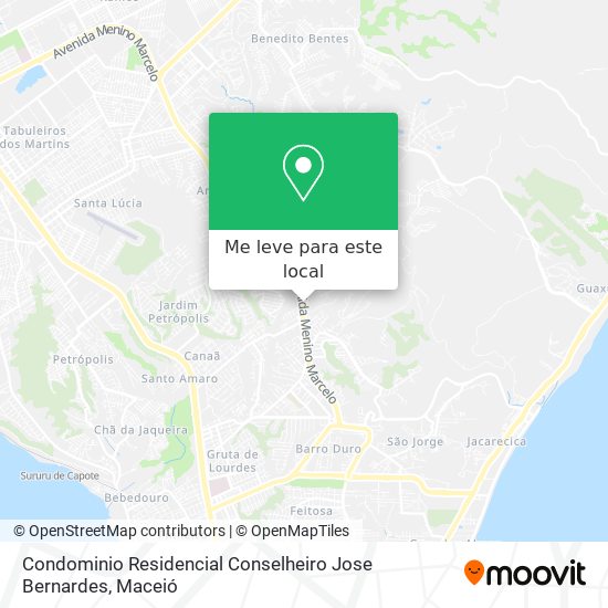 Condominio Residencial Conselheiro Jose Bernardes mapa