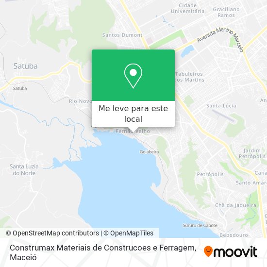 Construmax Materiais de Construcoes e Ferragem mapa