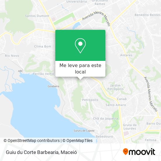Guiu du Corte Barbearia mapa