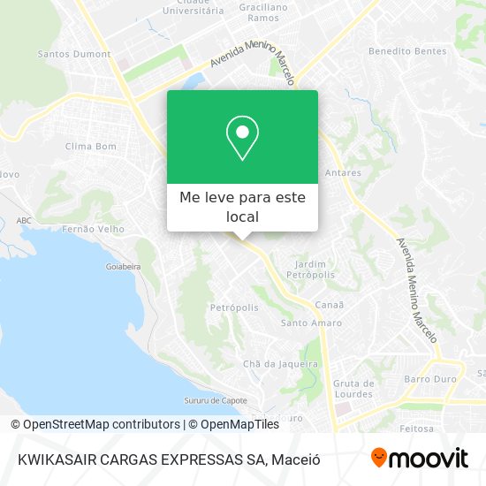 KWIKASAIR CARGAS EXPRESSAS SA mapa