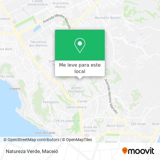 Natureza Verde mapa