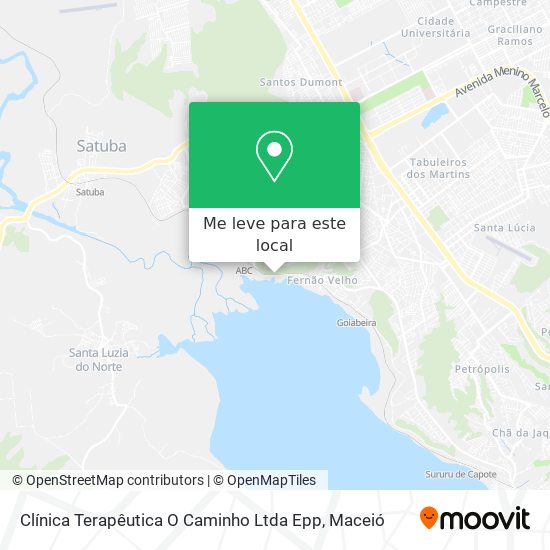 Clínica Terapêutica O Caminho Ltda Epp mapa