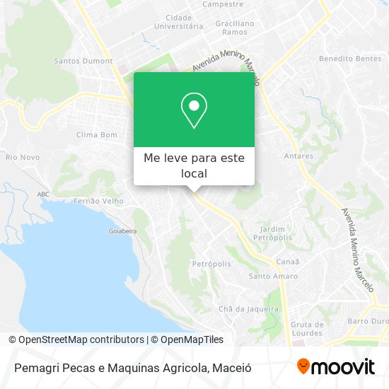 Pemagri Pecas e Maquinas Agricola mapa