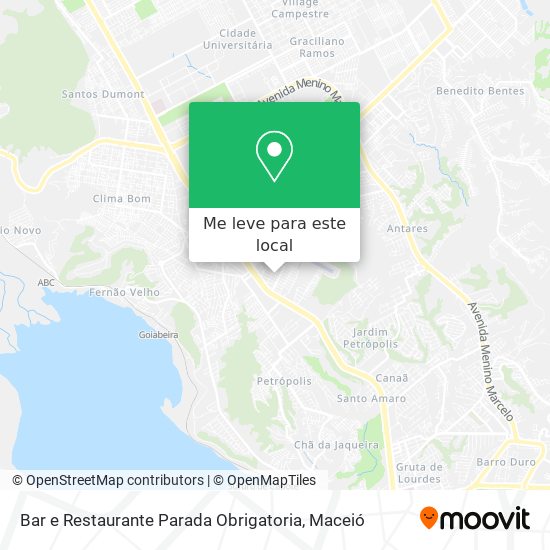 Bar e Restaurante Parada Obrigatoria mapa