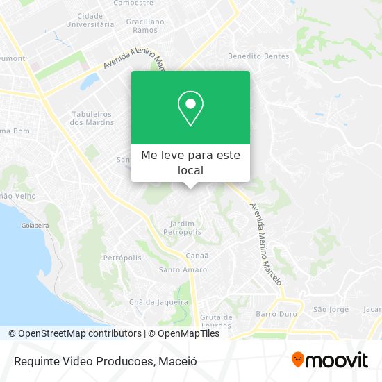 Requinte Video Producoes mapa