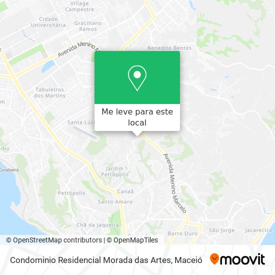 Condominio Residencial Morada das Artes mapa