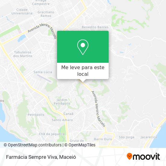 Farmácia Sempre Viva mapa