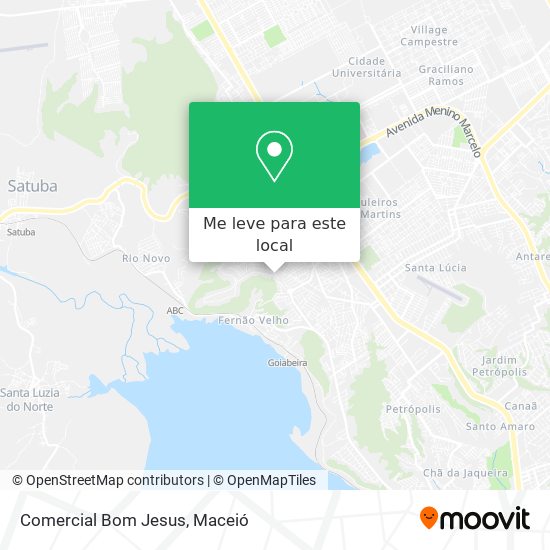 Comercial Bom Jesus mapa