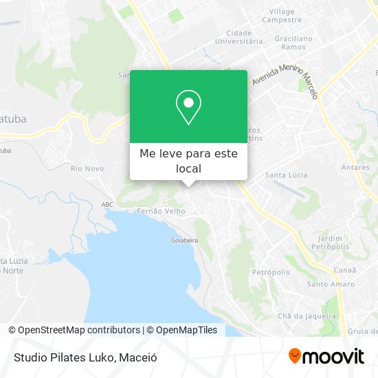 Studio Pilates Luko mapa
