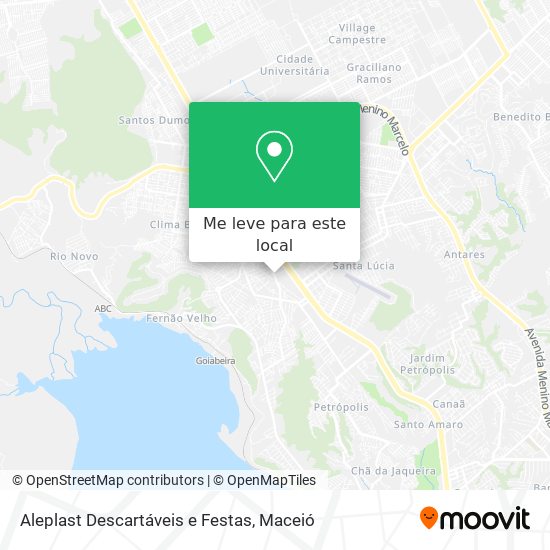 Aleplast Descartáveis e Festas mapa
