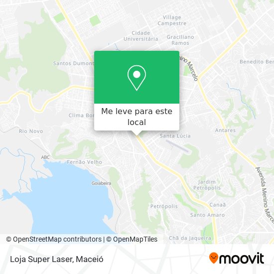 Loja Super Laser mapa
