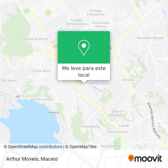 Arthur Moveis mapa