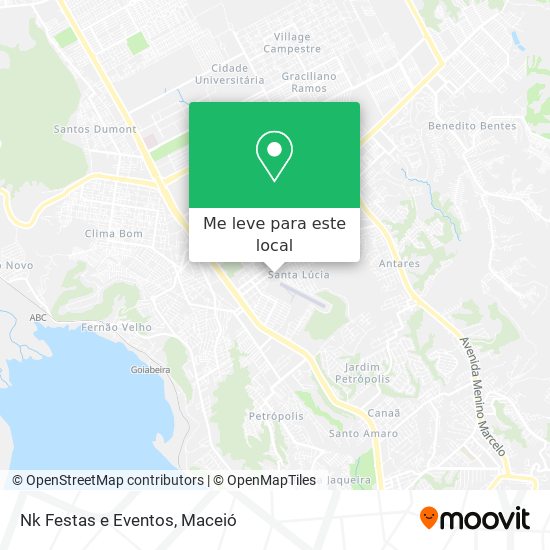Nk Festas e Eventos mapa