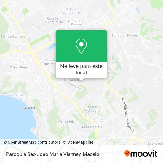 Paroquia Sao Joao Maria Vianney mapa