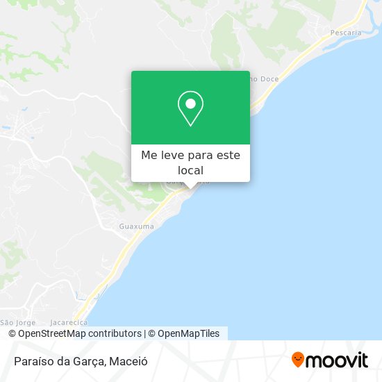 Paraíso da Garça mapa