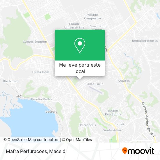 Mafra Perfuracoes mapa