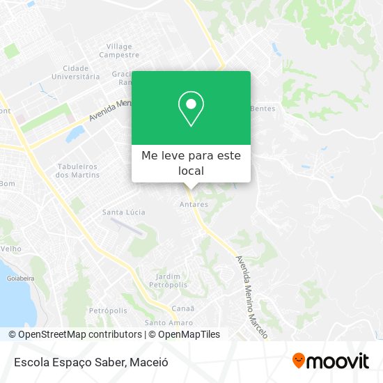 Escola Espaço Saber mapa