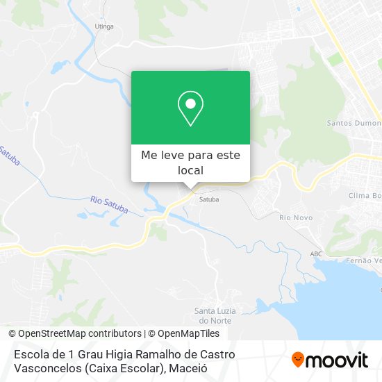 Escola de 1 Grau Higia Ramalho de Castro Vasconcelos (Caixa Escolar) mapa