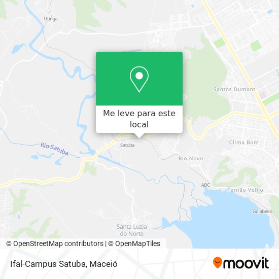 Ifal-Campus Satuba mapa
