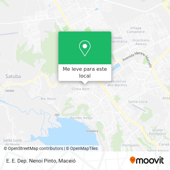 E. E. Dep. Nenoi Pinto mapa