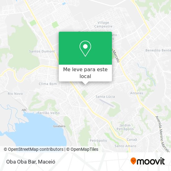 Oba Oba Bar mapa