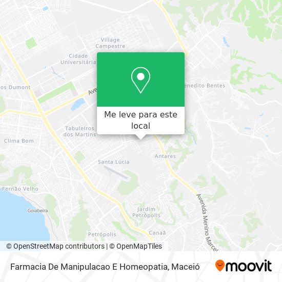 Farmacia De Manipulacao E Homeopatia mapa