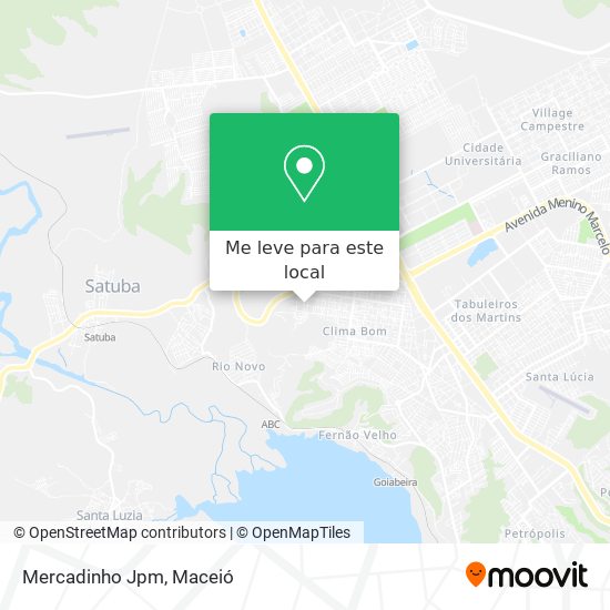 Mercadinho Jpm mapa