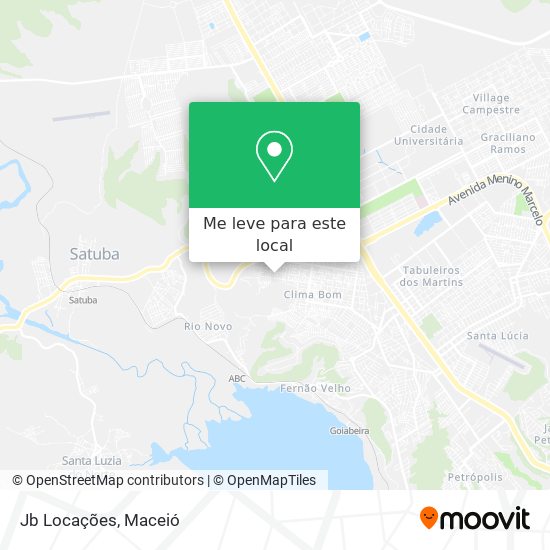 Jb Locações mapa