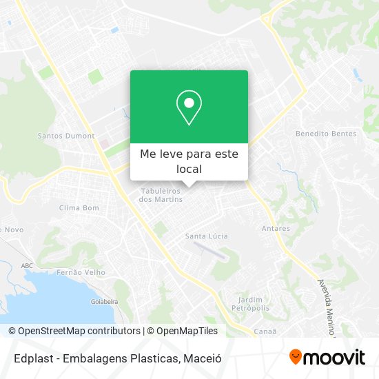 Edplast - Embalagens Plasticas mapa