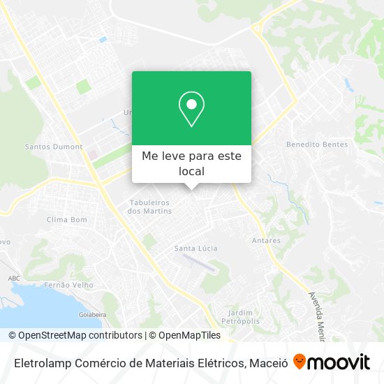 Eletrolamp Comércio de Materiais Elétricos mapa