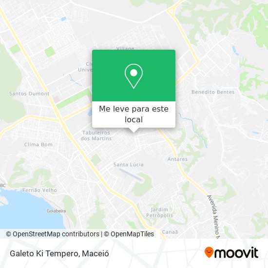 Galeto Ki Tempero mapa