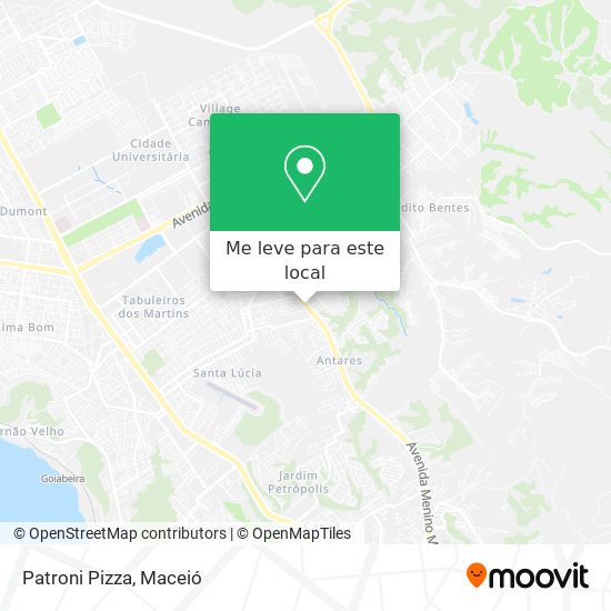 Patroni Pizza mapa