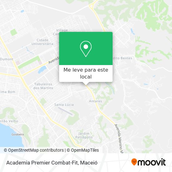 Academia Premier Combat-Fit mapa