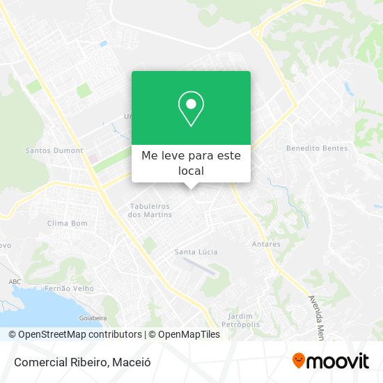 Comercial Ribeiro mapa