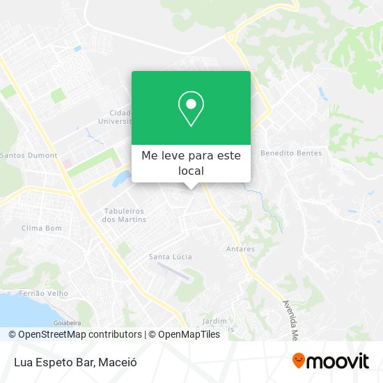 Lua Espeto Bar mapa