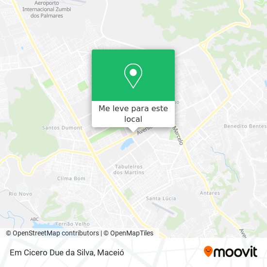 Em Cicero Due da Silva mapa