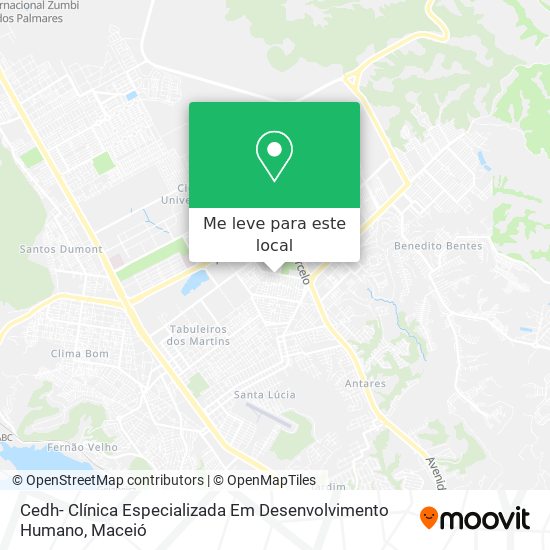 Cedh- Clínica Especializada Em Desenvolvimento Humano mapa