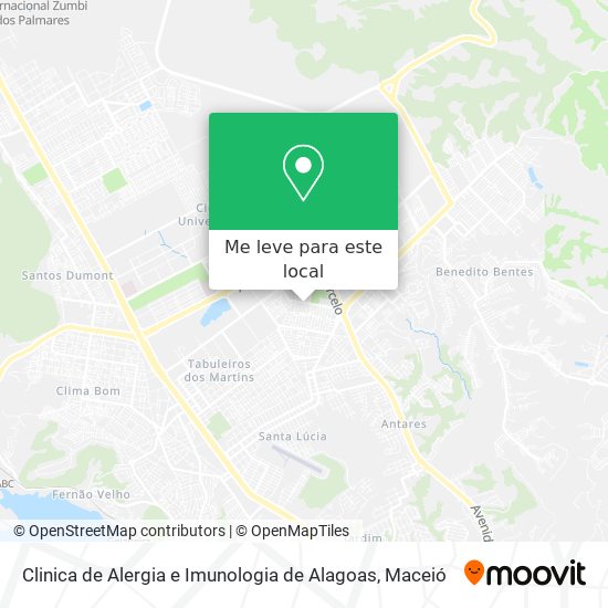 Clinica de Alergia e Imunologia de Alagoas mapa