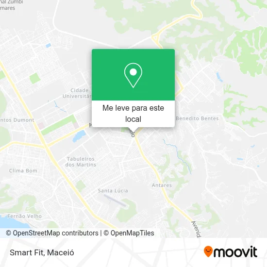 Smart Fit mapa