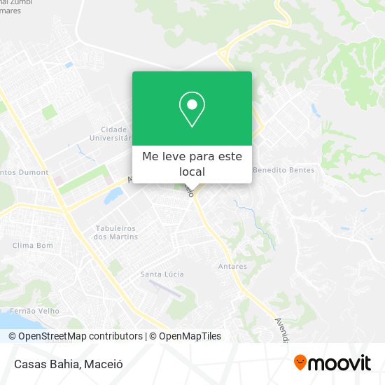 Casas Bahia mapa